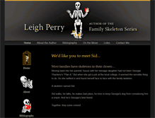 Tablet Screenshot of leighperryauthor.com